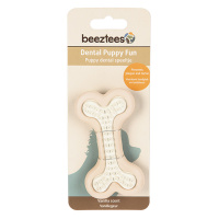 Beeztees Welpe Dental Knochen Kauspielzeug für die Zähne rosa