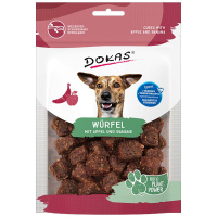 DOKAS W&uuml;rfel mit Apfel und Banane 105g