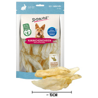 DOKAS Kaninchenohren ohne Fell kurz