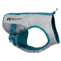 Non-stop dogwear Hundekühlweste Cooling Vest light gray-teal L
