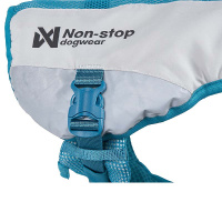 Non-stop dogwear Hundekühlweste Cooling Vest light gray-teal XL