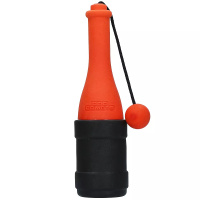 Dog Comets Bobber schwimmende Flasche Leuchtturm Orange