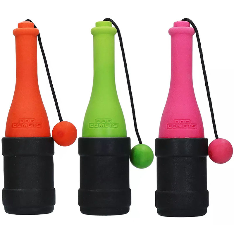 Dog Comets Bobber schwimmende Flasche Leuchtturm Rosa
