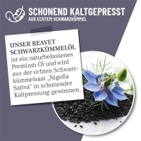 REAVET Schwarzkümmelöl kaltgepresst aus echtem Schwarzkümmel 500 ml