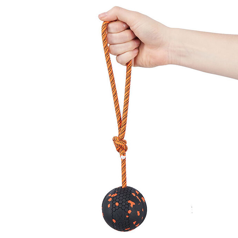 Non-stop dogwear Dog Ball on Rope Spielspaß für Hunde