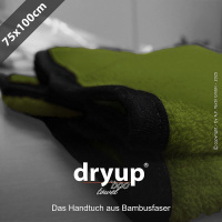 DryUp Towel BAMBOO großes Handtuch aus Bambusfaser Avocado-grün