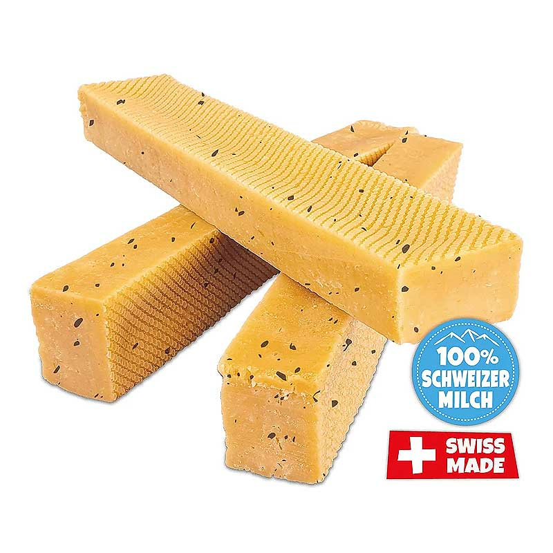 SwissCowers Käse Barren mit Trüffel Käsestangen aus der Schweiz