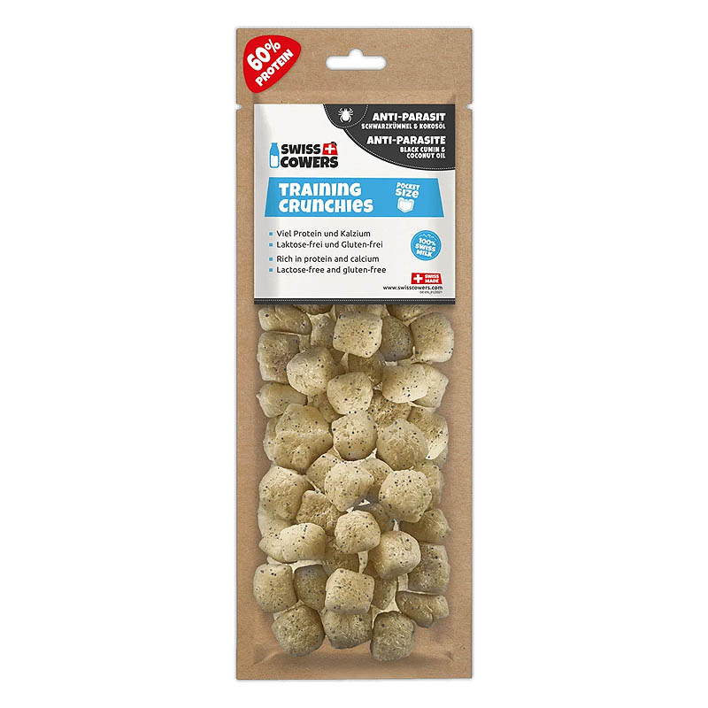 SwissCowers Käse Crunchies Anti Parasite aus der Schweiz