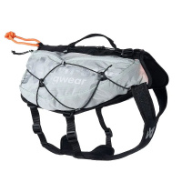 Non-stop dogwear Light Dog Backpack Hunderucksack grau-schwarz S