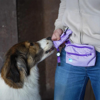 AnnyX Tubeholder Tasche für die Futtertube lavendel