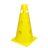 Steckhürden-Set Cavaletti 5x Stangen 100cm grün 10x Kegel 23cm gelb