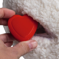 Beeztees Welpe Kuschelschaf mit Herzschlagfunktion