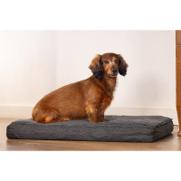 Beeztees Zira Orthopädisches Hundekissen dunkelgrau S 75x50x9cm