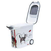 Curver Futterbehälter Futtertonne Hund 12KG | 35L