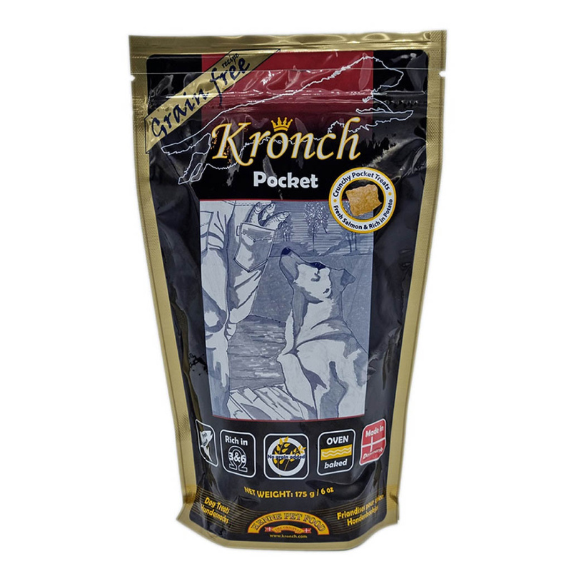 Kronch Pocket Henne Lachs-Snack für Hunde