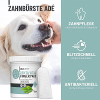 REAVET Dental Vital Fingerpads Zahnpflege ohne Stress 50 Stück