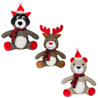 Furry Christmas Quietsch-Kuscheltiere