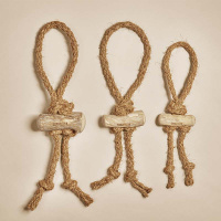 CANOPHERA COCOTUG Hundekauspielzeug aus Kaffeeholz und Kokosseil M