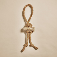 CANOPHERA COCOTUG Hundekauspielzeug aus Kaffeeholz und Kokosseil M