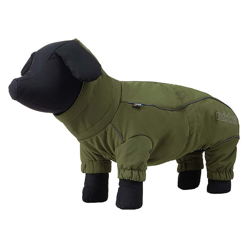Rukka Pets Thermal Overall 2.0 Wintermantel für kurzbeinige Hunde Dackel oliv 45M