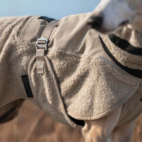 Non-stop Dogwear Wool Dog Jacket Wolljacke Pullover Merinowolle Größe 33 sand beige