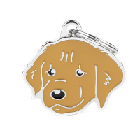 MyFamily Hundemarke Anhänger Golden Retriever braun...