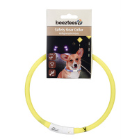 Beeztees Safety Gear Dogini LED Leuchthalsband 70cm für Hunde gelb