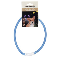 Beeztees Safety Gear Dogini LED Leuchthalsband 70cm für Hunde blau