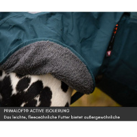 Non-stop Dogwear Fjord Lined Raincoat gefütterter Regenmantel dark teal 27