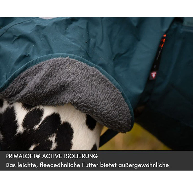 Non-stop Dogwear Fjord Lined Raincoat gefütterter Regenmantel dark teal 60