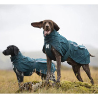 Non-stop Dogwear Fjord Lined Raincoat gefütterter Regenmantel dark teal 65