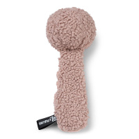 District 70 CHUCK kuscheliges Hundespielzeug mit Quietscher pink L