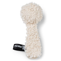 District 70 CHUCK kuscheliges Hundespielzeug mit Quietscher baiser beige S