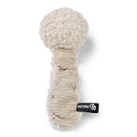 District 70 CHUCK kuscheliges Hundespielzeug mit Quietscher baiser beige L