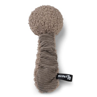 District 70 CHUCK kuscheliges Hundespielzeug mit Quietscher taupe braun S