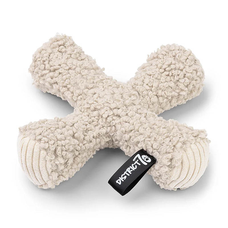 District 70 ZIGGY Kuschelspielzeug für Hunde baiser beige S