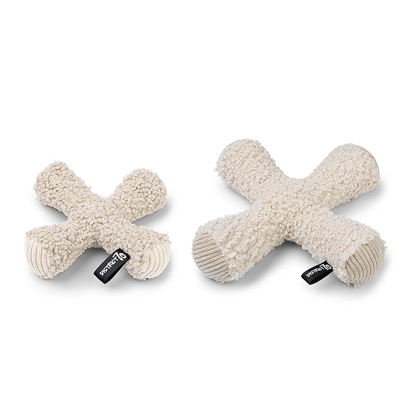 District 70 ZIGGY Kuschelspielzeug für Hunde baiser beige S