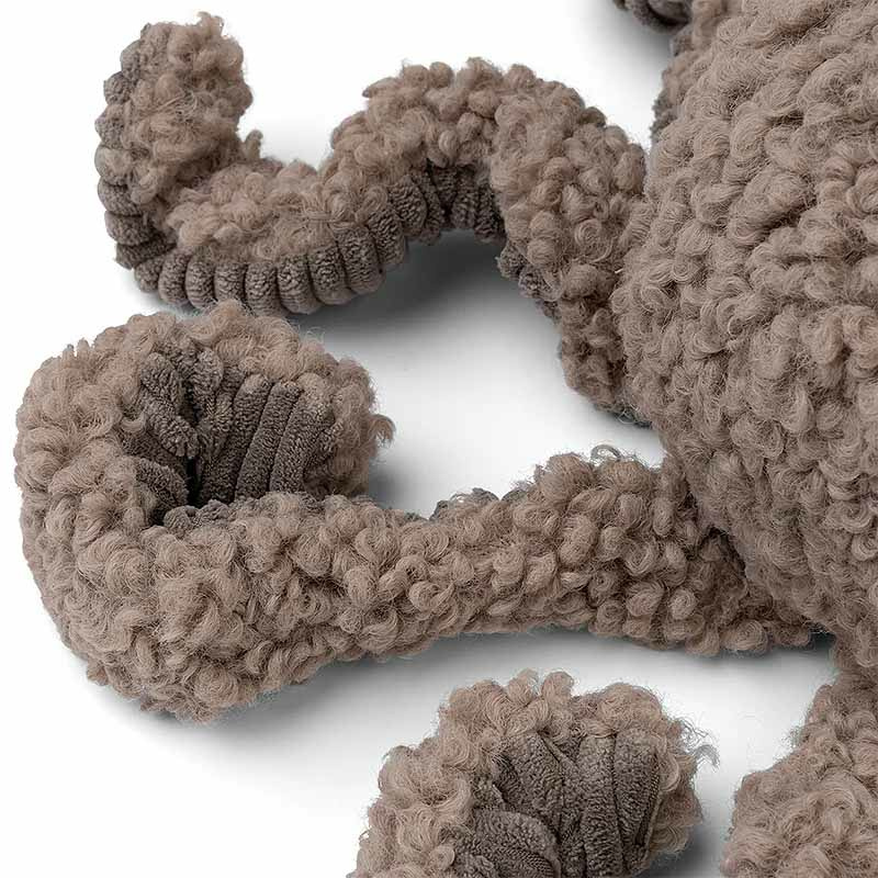 District 70 SQUID Oktopus Kuscheltier für Hunde taupe braun