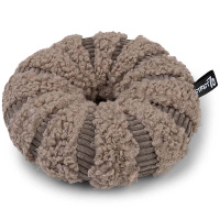 District 70 DAISY rundes Schnüffelspielzeug für Hunde taupe braun L