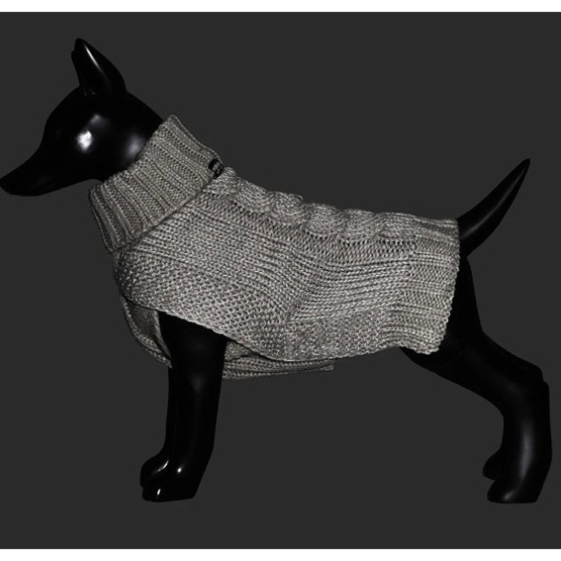 Rukka Pets Strickpullover SPARKY silber grau XS