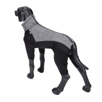 Rukka Pets Subrima Knit Fleece-Overall Pullover mit Beinen Grau schwarz 45