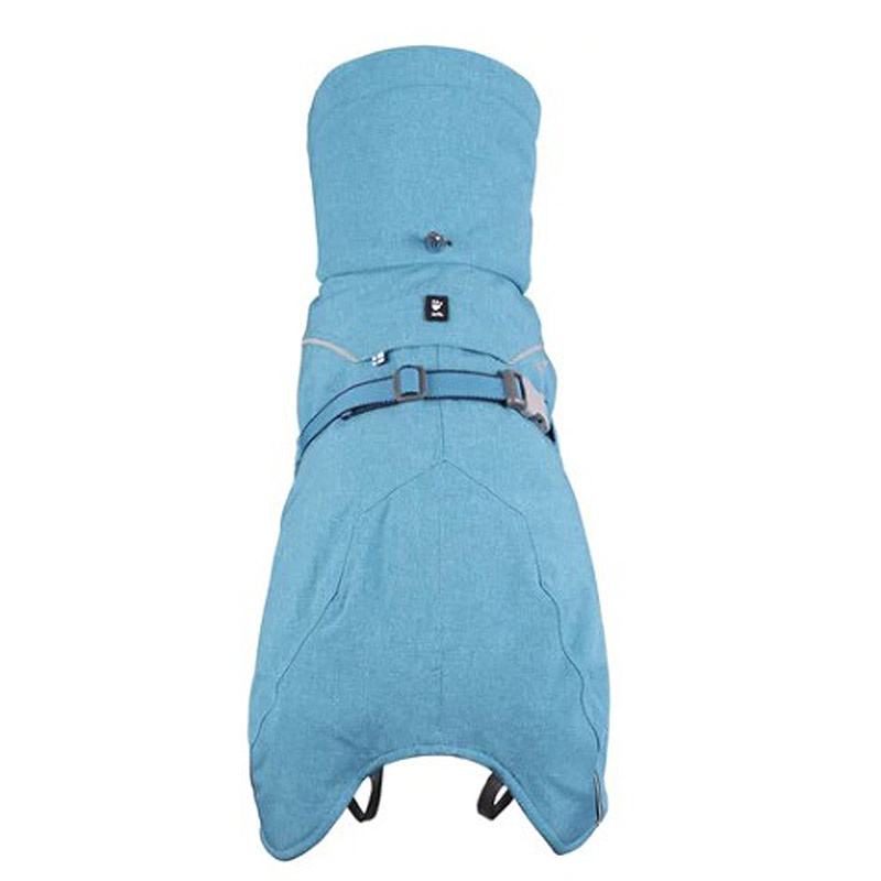 Hurtta Expedition Parka II – Wintermantel für Hunde ocean blau 80