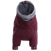 Hurtta Extreme Overall Wintermantel mit Beinen eggplant lila 30M