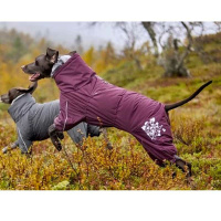 Hurtta Extreme Overall Wintermantel mit Beinen eggplant lila 30M