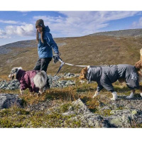 Hurtta Extreme Overall Wintermantel mit Beinen eggplant lila 35S