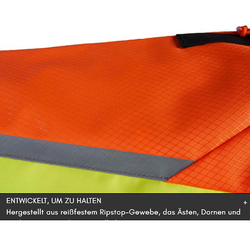 Non-stop Dogwear Warnweste Sicherheitsweste Protector Cover 2.0 weiß schwarz orange XS