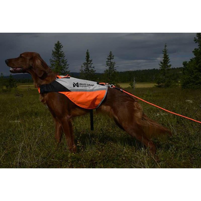 Non-stop Dogwear Warnweste Sicherheitsweste Protector Cover 2.0 weiß schwarz orange XS
