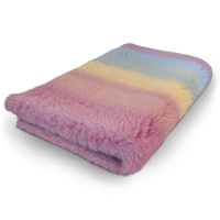 PITUPITA medizinische Hundedecke DryBed MedBed Vet Bed rutschfest Regenbogen L 150x100