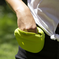 PROCYON Silikon-Futtertasche mit Magnetverschluss gelb