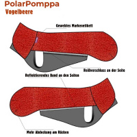 Pomppa Polar Pullover PolarPomppa Vogelbeere rot 25